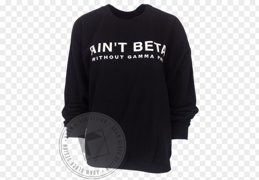 Black Half Moon Beta Long-sleeved T-shirt Sweater PNG