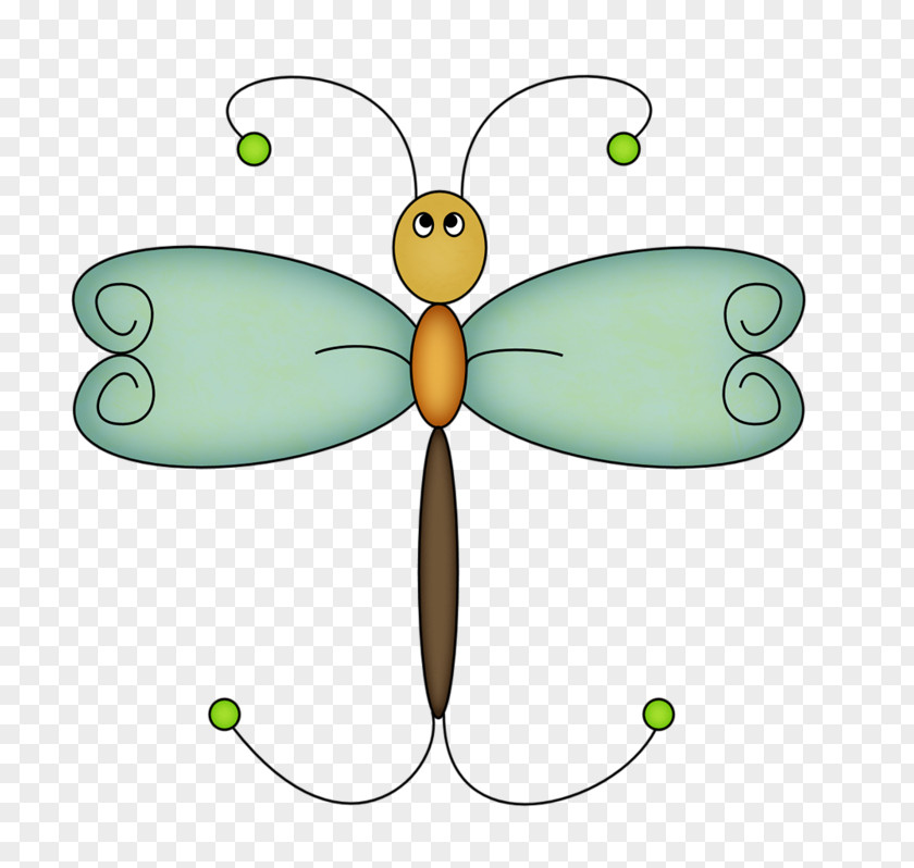 Cartoon Insects Butterfly Insect Antenna PNG