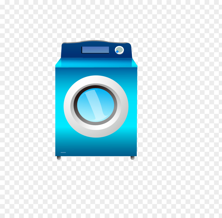 Hand-painted Vector Washing Machine Home Appliance Icon PNG