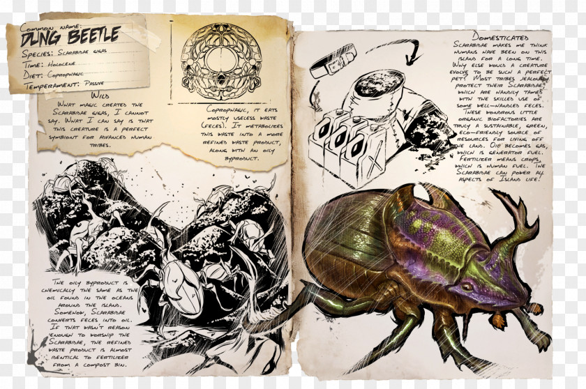 Beetle ARK: Survival Evolved Dung Dinosaur Feces PNG