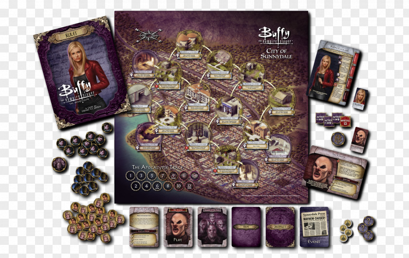 Board Game Buffy Summers Angel Slayer PNG