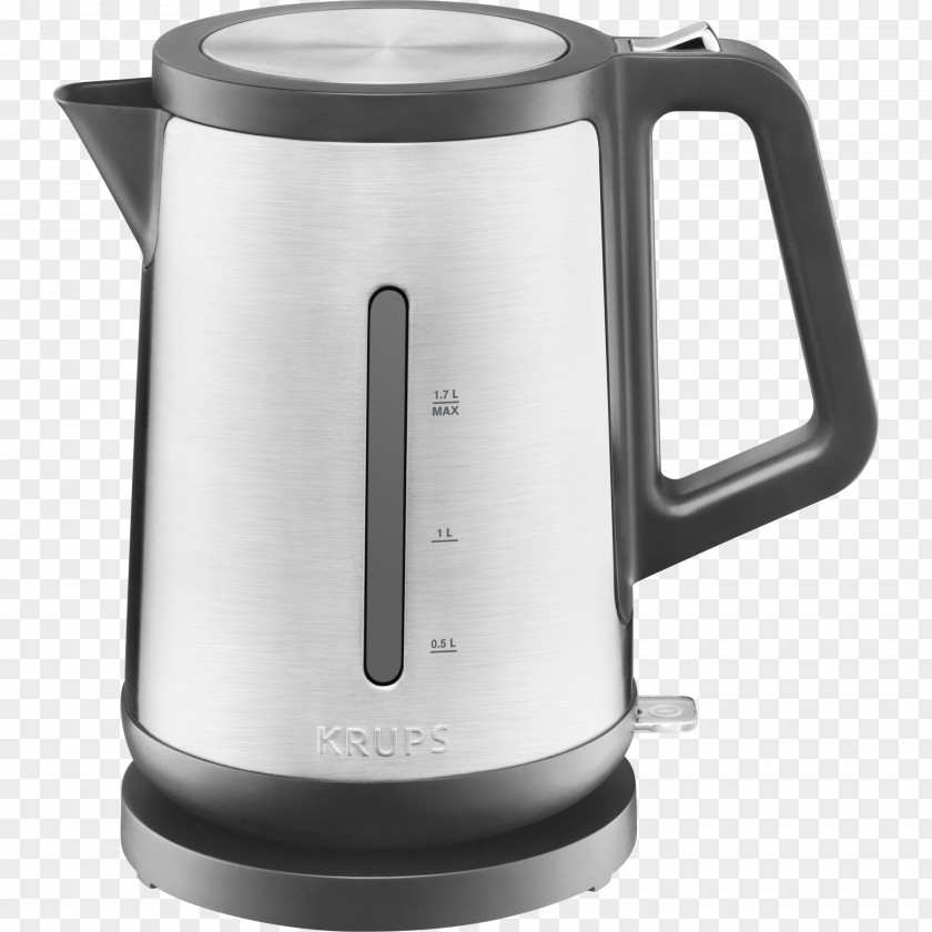 Kettle Electric Krups Stainless Steel Coffeemaker PNG