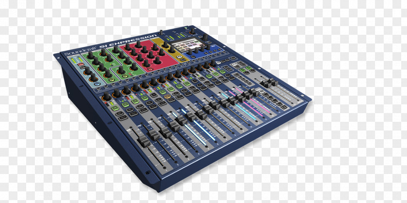 Mixer Microphone Audio Mixers Digital Mixing Console Soundcraft PNG