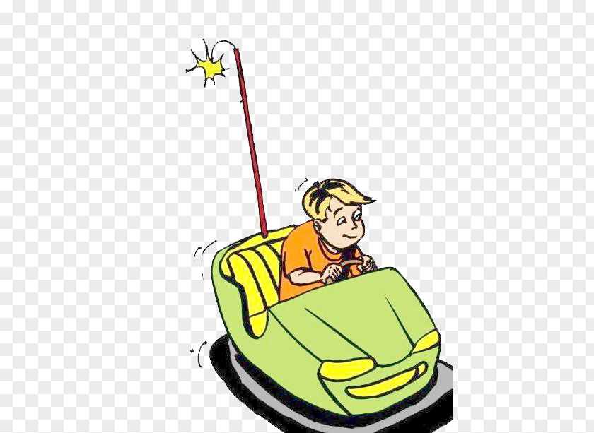 Playing Bumper Cars Child Car Clip Art PNG