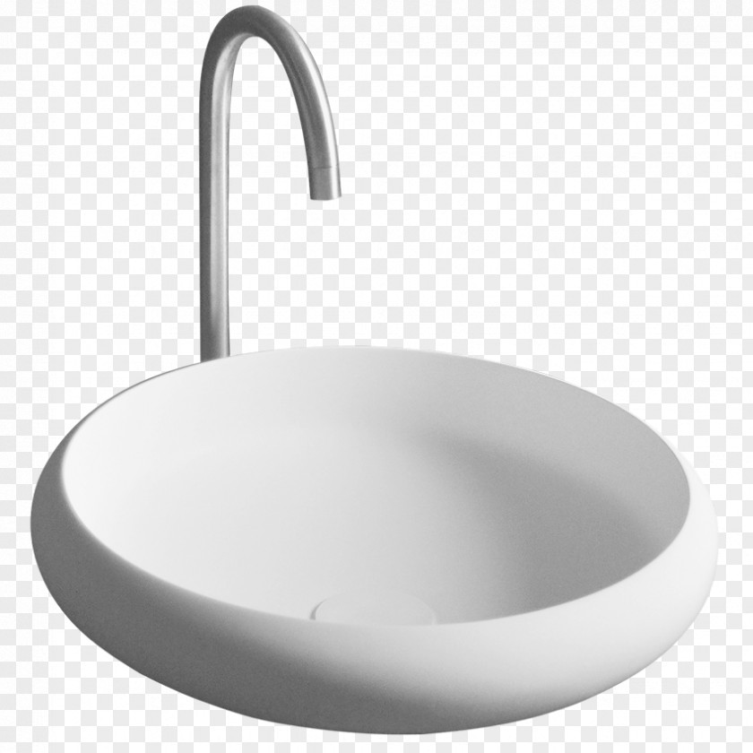 Round Egg Sink Plumbing Fixtures Tap Ceramic PNG