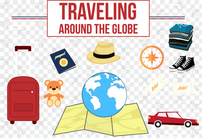 Travel Goods Tourism Suitcase Icon PNG