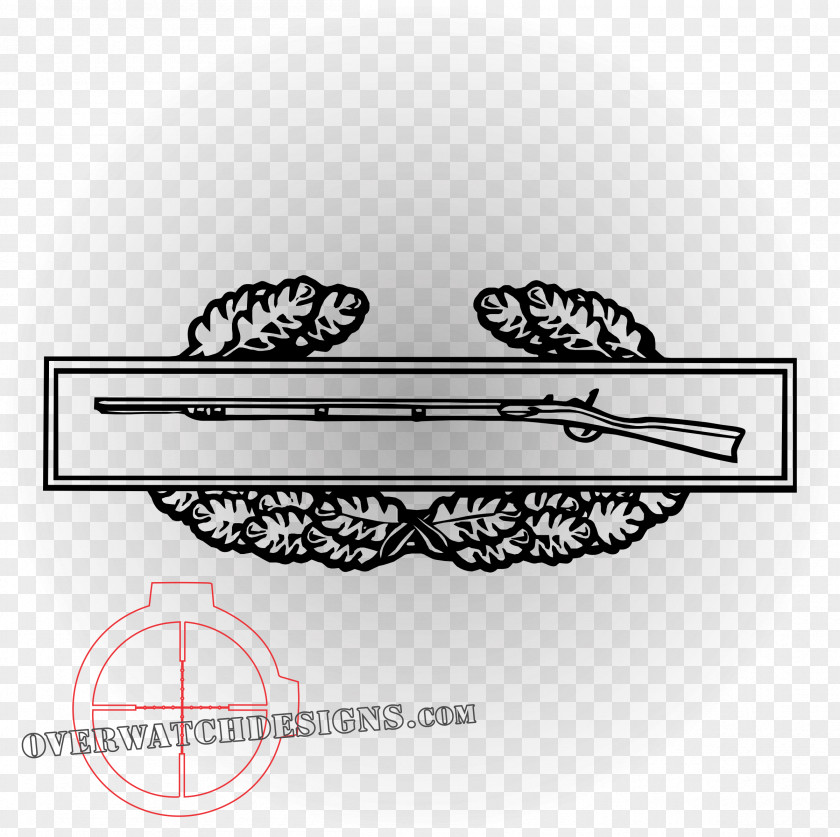 Army Combat Infantryman Badge Expert Decal Sticker PNG