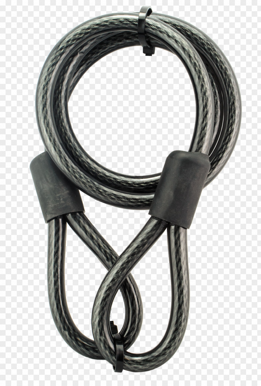 Braided Bicycle Lock Combination Steel PNG