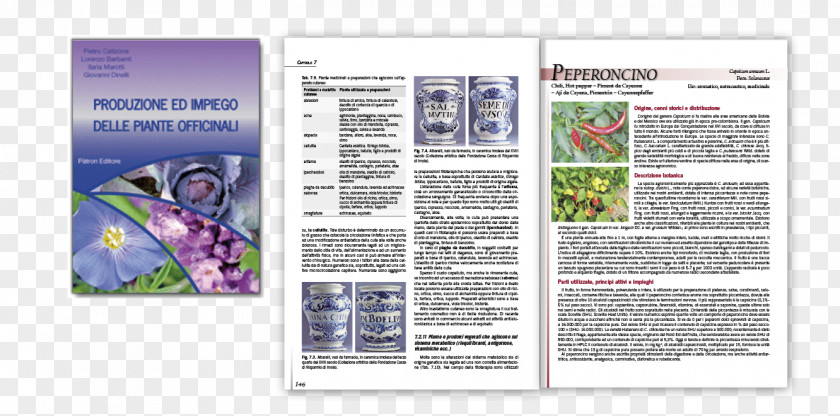 Cremonese Produzione Ed Impiego Delle Piante Officinali Pianta Officinale Brochure Font PNG