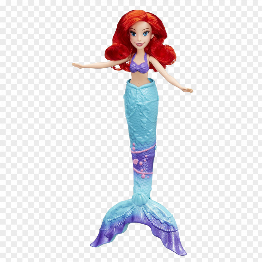 Disney Princess Hasbro Splash Surprise Ariel Doll Fa Mulan Rapunzel PNG