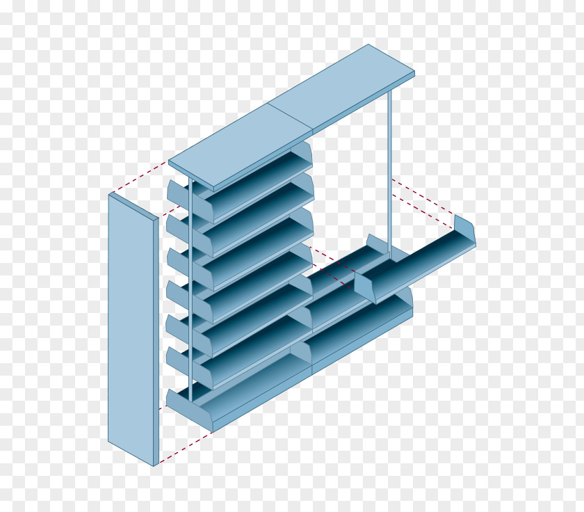 Stationary Material Library Product Design Industry Shelf System PNG