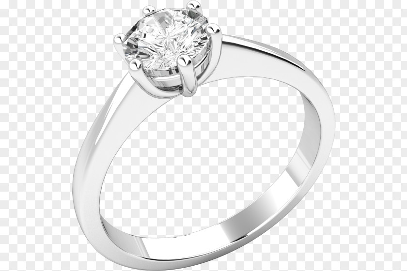 White Gold Rings For Girls Wedding Ring Engagement Solitaire PNG