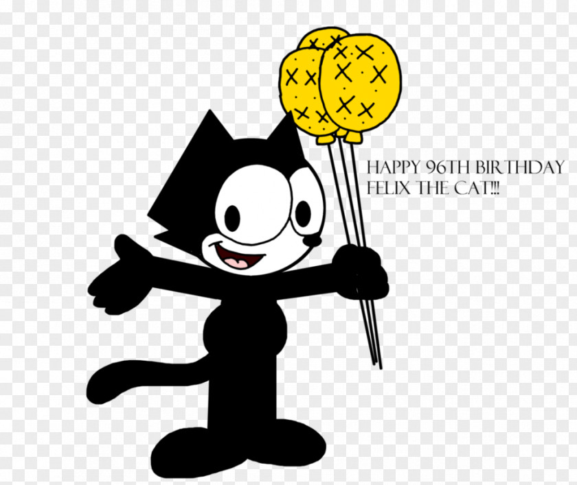 Birthday Felix The Cat Cartoon Clip Art PNG