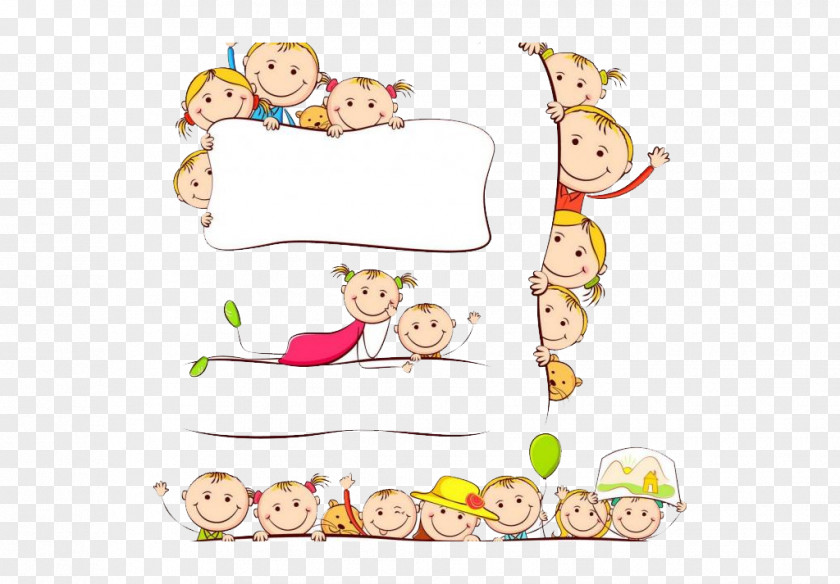 Cute Cartoon Doll Child Drawing Painting PNG