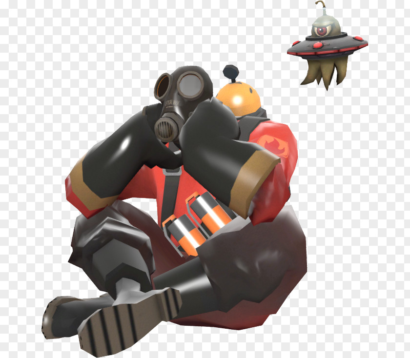 Robot Figurine Cone Death PNG