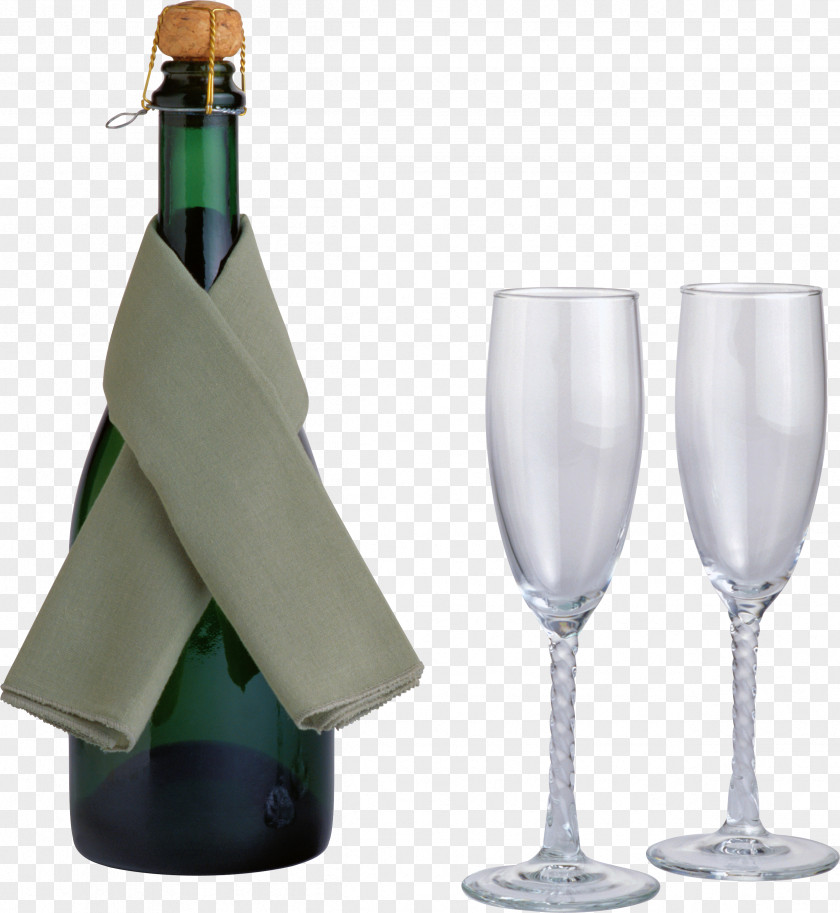 Wineglass Red Wine Champagne Bottle Glass PNG