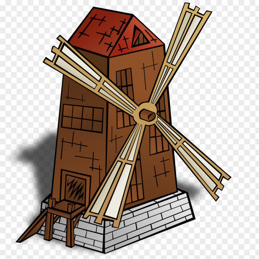 Fantasy Map Symbols Windmill Cartoon Drawing Clip Art PNG
