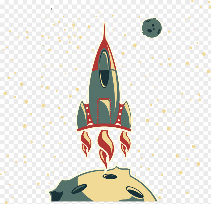 Space Rocket Spacecraft Illustration PNG