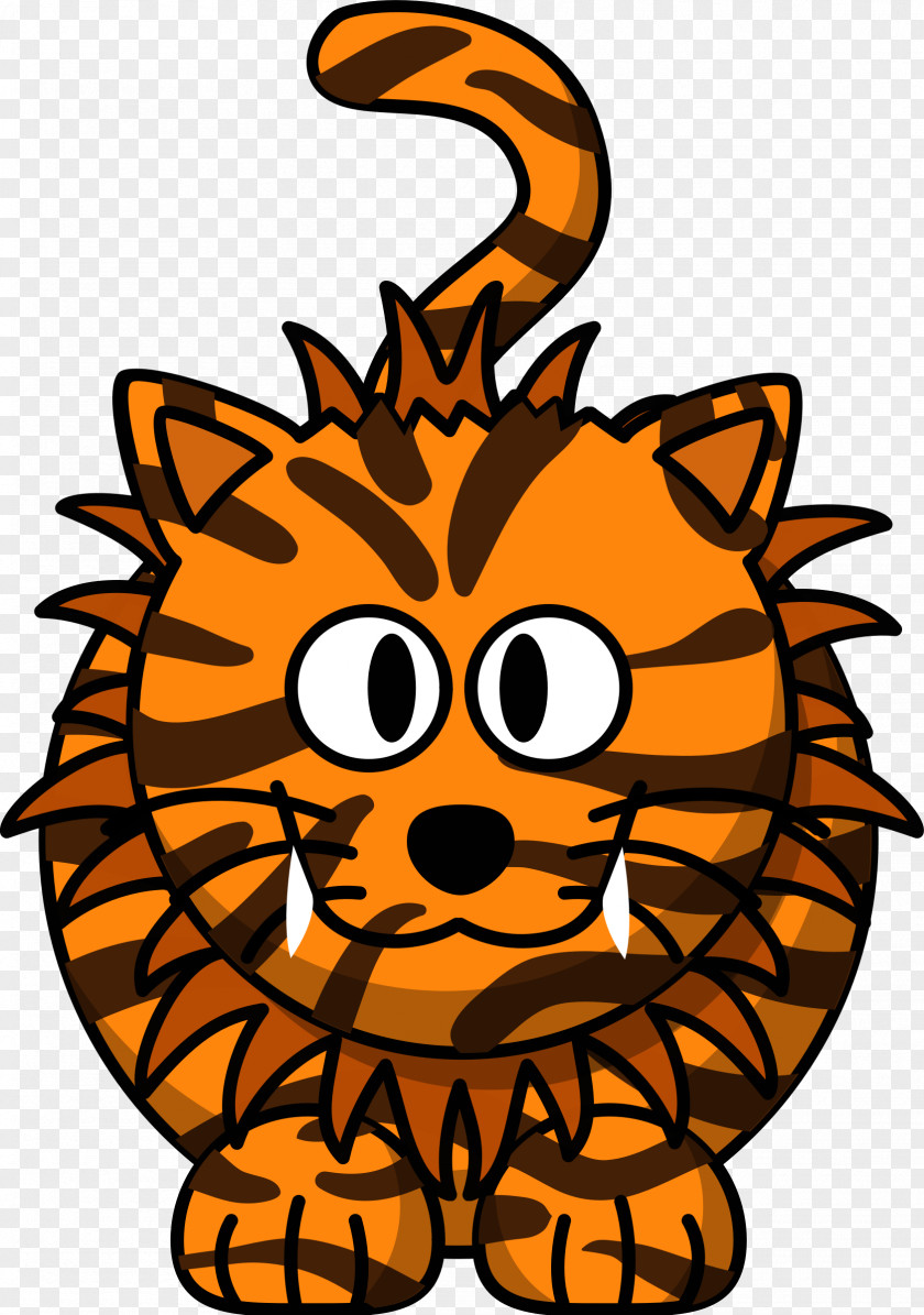 Tiger Cartoon Clip Art PNG