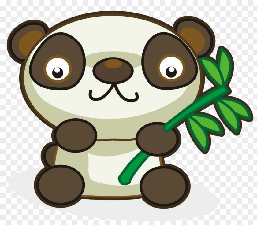 Bamboo Panda Giant Cuteness Cartoon PNG