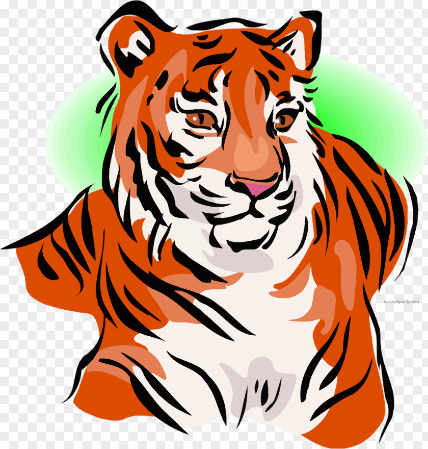 Cat Clip Art Bengal Tiger Openclipart Free Content PNG