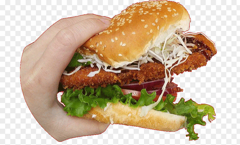 Chicken Katsu Buffalo Burger Hamburger Cheeseburger Whopper Fast Food PNG