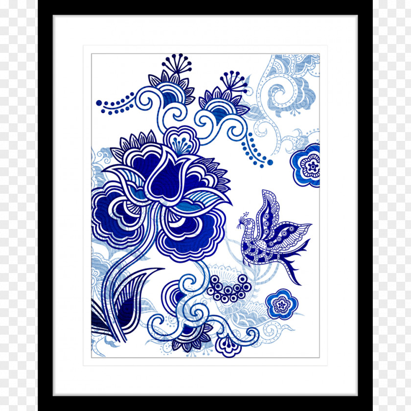 Design Graphic Visual Arts Graphics Blue And White Pottery Porcelain PNG