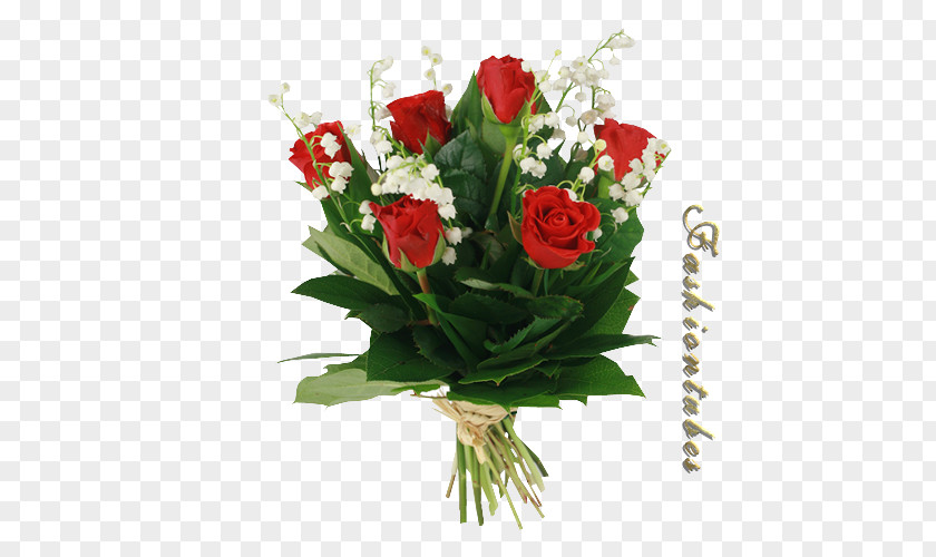 Lily Of The Valley Garden Roses Flower Bouquet Cut Flowers PNG