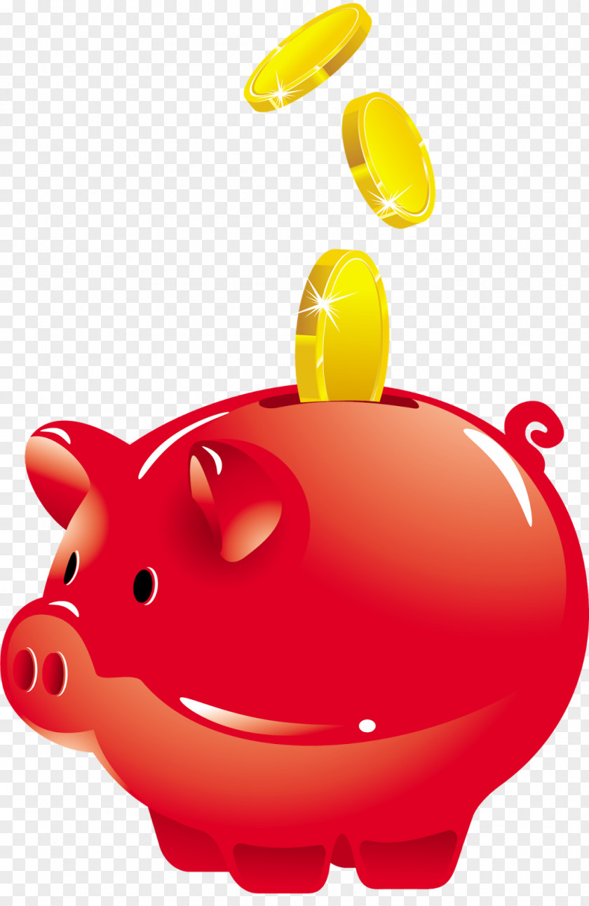 Piggy Bank Coin Saving PNG