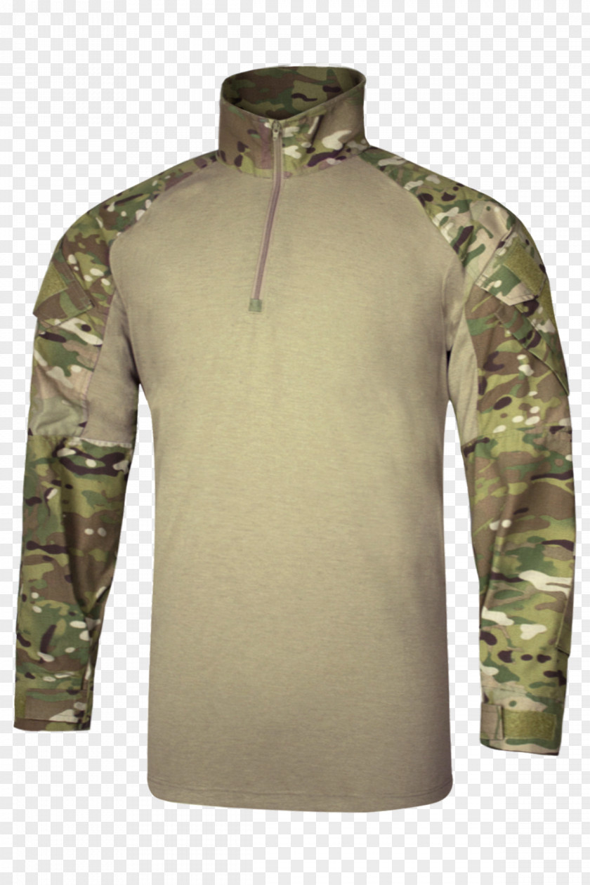 T-shirt Army Combat Shirt Sleeve MultiCam Uniform PNG