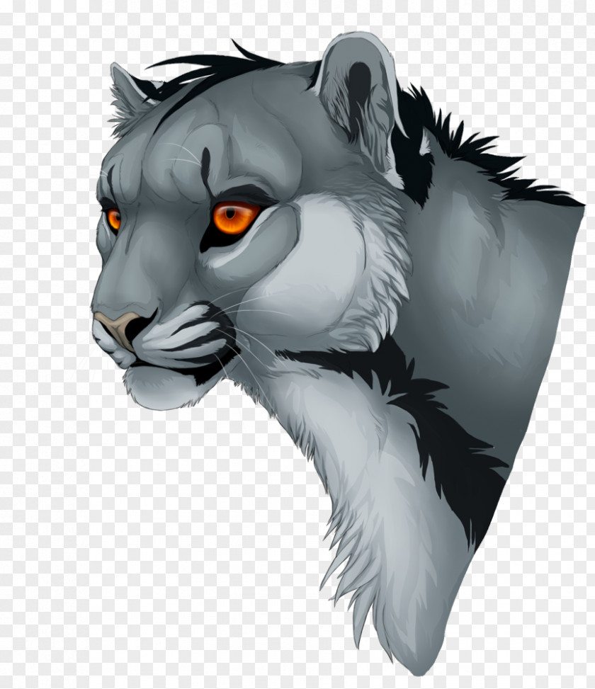 Tiger Whiskers Lion Cat Art PNG