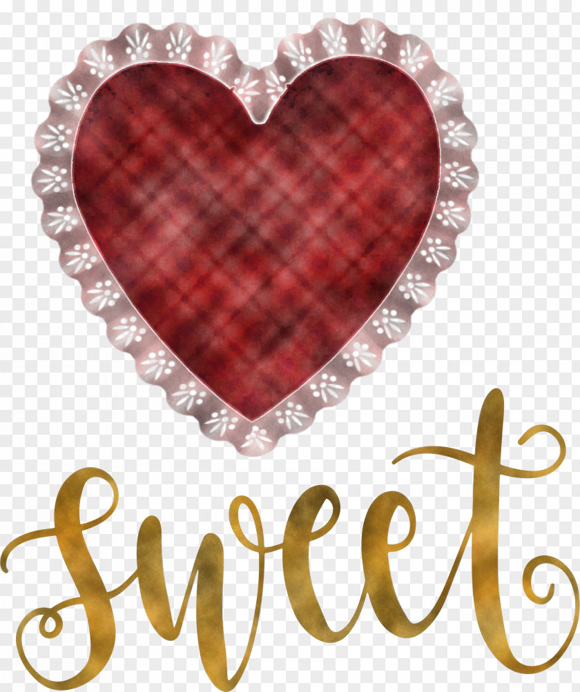 Be Sweet Valentines Day Heart PNG