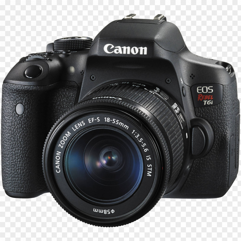 Camera Canon EOS 750D 300D EF-S Lens Mount Digital SLR 18–55mm PNG