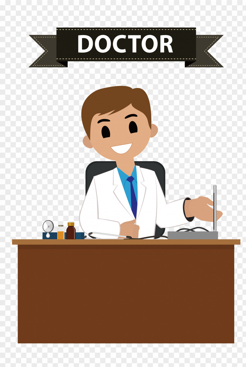 Cartoon Doctor Physician Health Care Medicine PNG