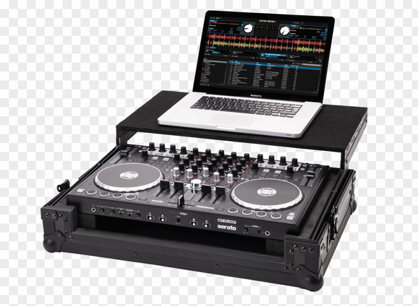 Case Mix Audio Reloop Terminal 4 Disc Jockey 8 DJ Controller PNG