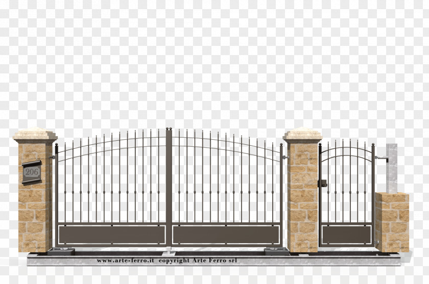 Gate Wrought Iron Fence Handrail PNG