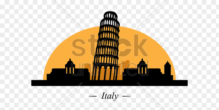 Italy Skyline Silhouette PNG