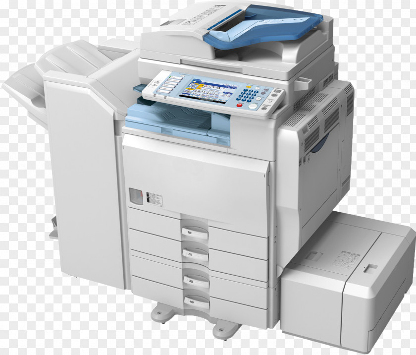 Printer Photocopier Ricoh Multi-function Toner Printing PNG