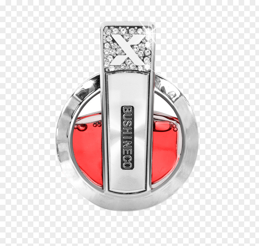 Rose Red Car Perfume Creative Bottle PNG