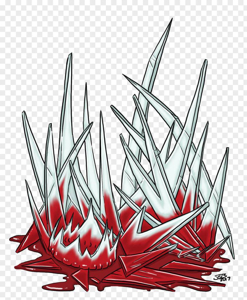 Glass Shards Flowering Plant Tree PNG