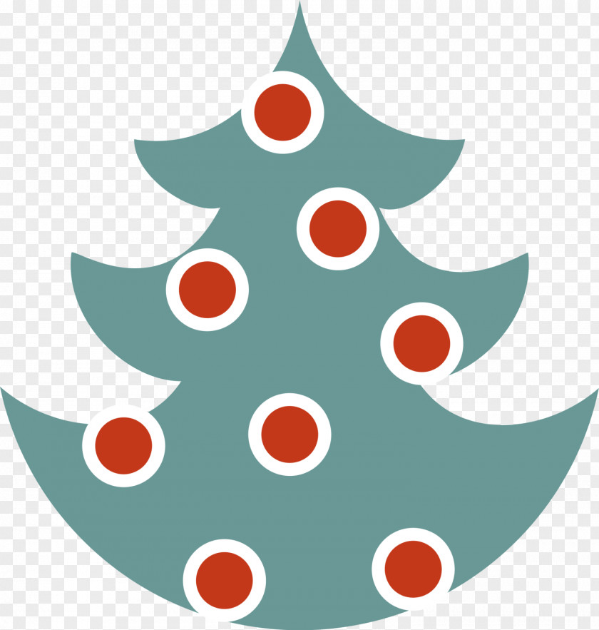 Green Christmas Tree Fir Disk Clip Art PNG