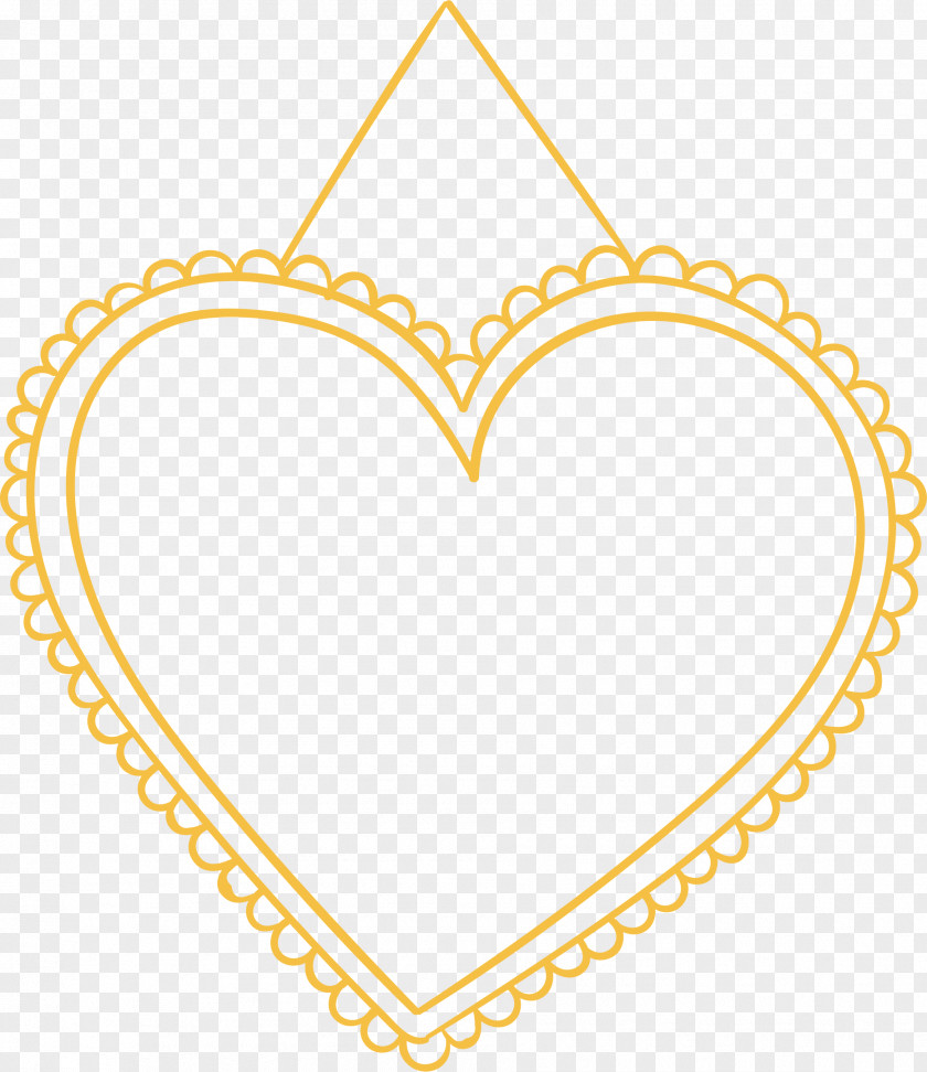 Heart Border Valentine's Day Black And White Clip Art PNG