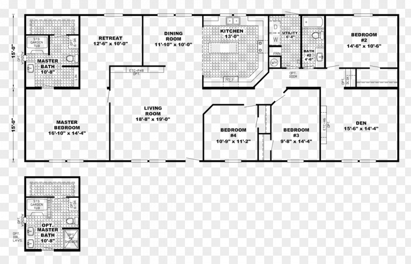 House Floor Plan Bonus Room Bedroom PNG