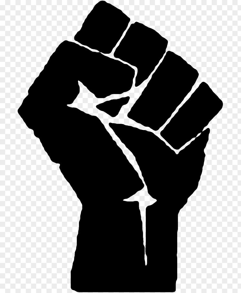 Symbol Raised Fist Resistance Movement Black Power PNG