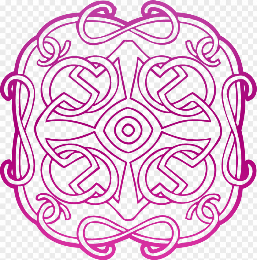 Celtic Style Celts Knot Art Ornament PNG