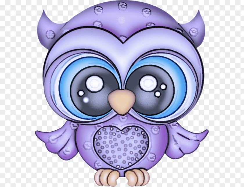 Owl Purple Bird Of Prey Wing PNG