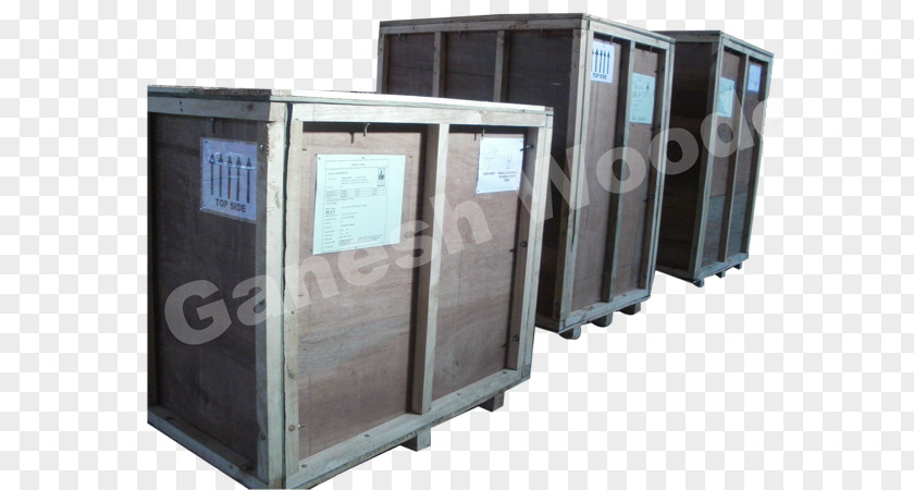 Plywood Crate Electronics PNG