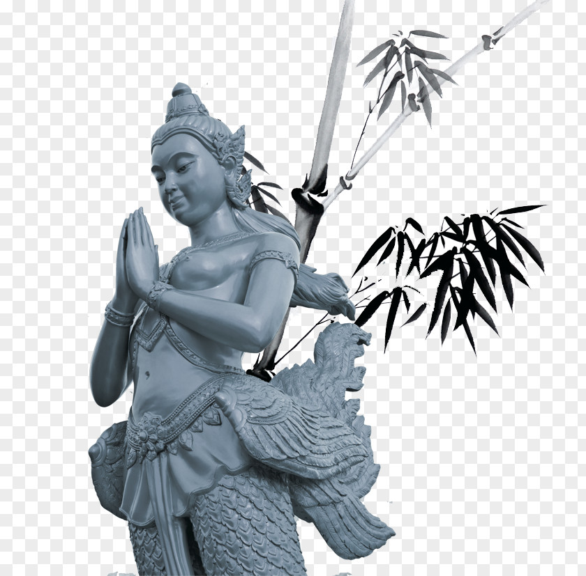Buddha Material Download Statue Sculpture Drawing Bamboo PNG