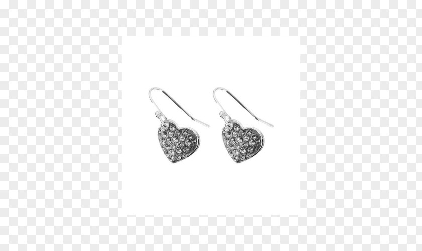 Silver Earring Body Jewellery Product Design PNG