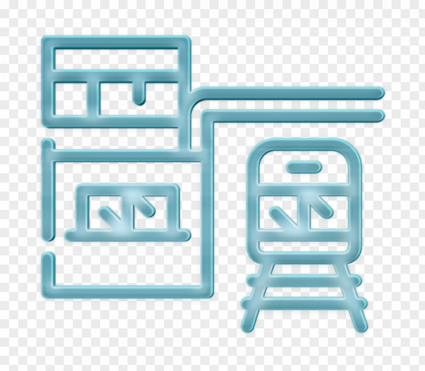 Subway Icon Building Train Station PNG